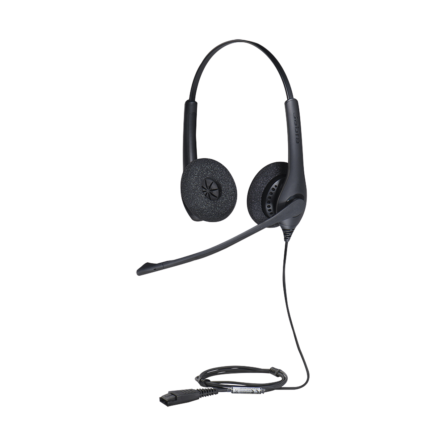 Jabra Biz 1500 Duo, auricular profesional con cancelaciÃ³n de ruido, ideal para contact center con conexiÃ³n QD (1519-0157)