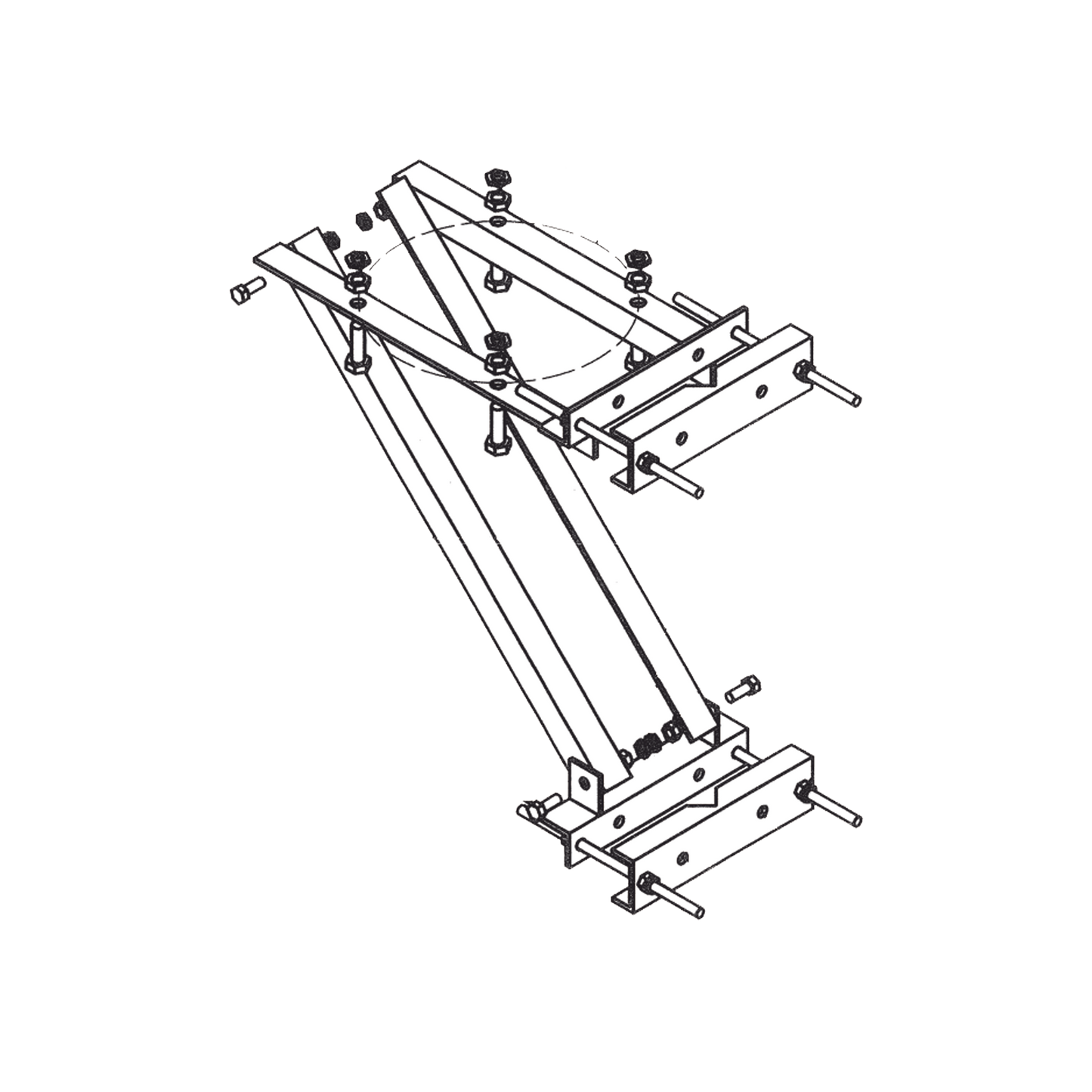 Herraje para Montaje de LÃ¡mparas de ObstrucciÃ³n LEDBEACON Y LONESTAR.