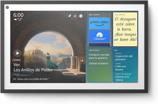 Echo Show 15 | Pantalla inteligente Full HD de 15.6 pulgadas con Alexa y Fire TV integrados | INCLUYE control remoto