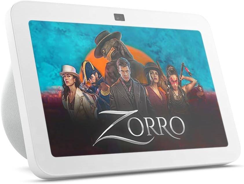 Amazon Echo Show 8 Gen3 2023  Asistente de Voz. Pantalla 8" HD, Inalámbrico/Alámbrico, Blanco