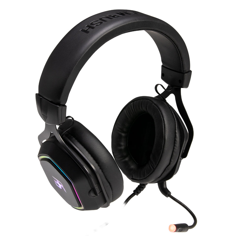 Headset Gamer BALAM RUSH 7.1 Canales Alámbricos USB MIC Flexible WINDOWS-LINUX-MAC OS RGB HESIX HS760