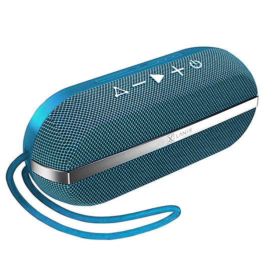Bocina Bluetooth LANIX 11316, LXSP PRT, Altavoz portátil, estéreo, Azul, 12 W