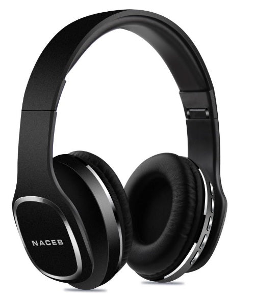 Diadema Bluetooh Cetus Naceb Technology NA-0307N, Negro, Bluetooth