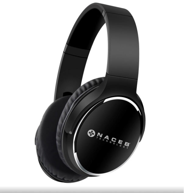 Diadema Bluetooh Fornax Naceb Technology NA-0308N, Negro, Bluetooth