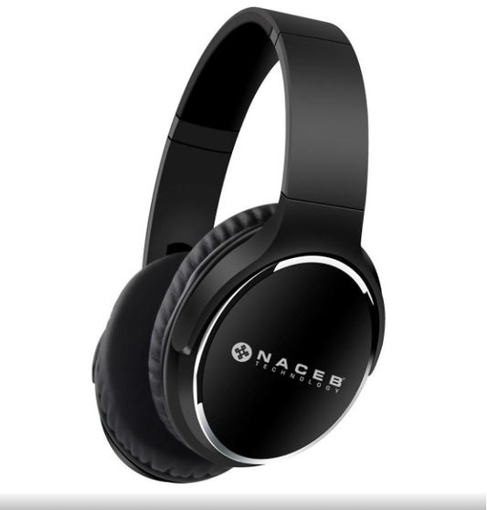 Diadema Bluetooh Fornax Naceb Technology NA-0308N, Negro, Bluetooth