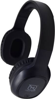 AUDIFONOS OVER-EAR BLUETOOTH NBH-04 PRO ALTA POTENCIA RADIO FM MICRO SD 3.5MML MANOS LIBRES NEGRO/NEGRO
