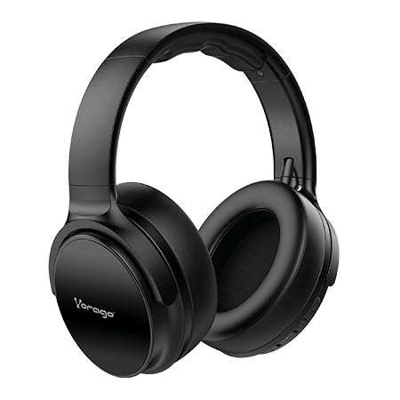 Diadema Vorago HPB-401 Bluetooth 5.0 /  micro VORAGO HPB-401, Negro, 3.5 mm, Manos libres