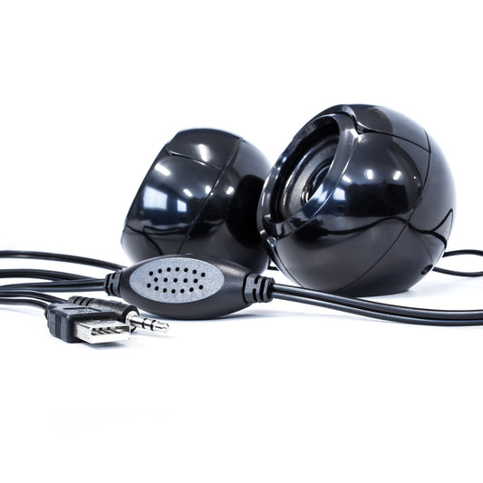 Bocina VORAGO SPK-105 , 6 W, Negro, Alámbrico, USB/3,5mm