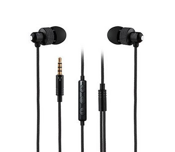Audífonos VORAGO EP-304, Audífonos, 3.5mm, Control de Volumen, Negro