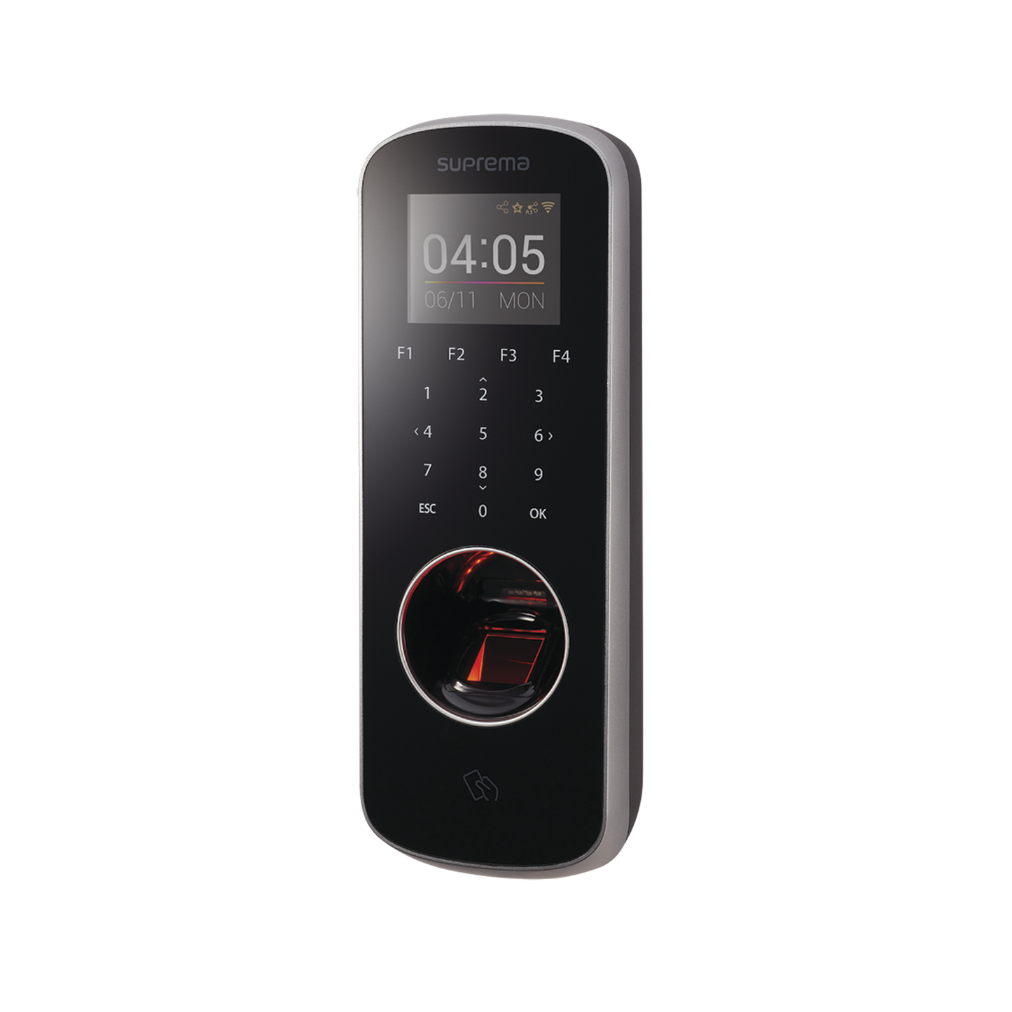 BioStation L2 Lector de Huella Delgado / Teclado Touch / Pantalla LCD 2" / DetecciÃ³n de Dedo Vivo / Lector 125kHz EM