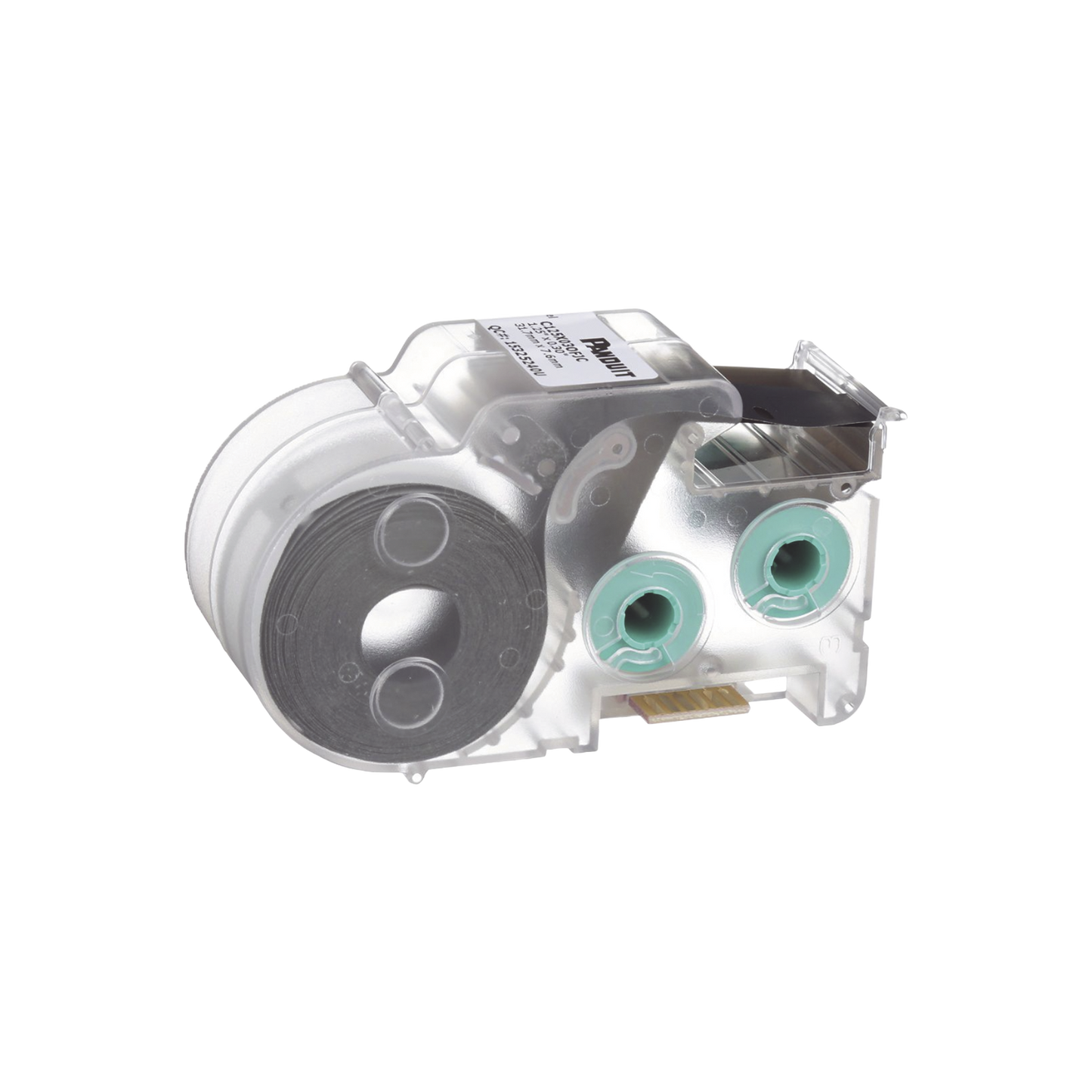 Casete de 200 Etiquetas Adhesivas, para Patch Panel, Face Plate o Cajas Superficiales, Para IdentificaciÃ³n 2 Puertos, Color Blanco