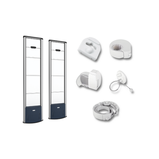 Kit de Arcos EAS para ProtecciÃ³n de Ropa, Botellas, con Accesorios RX, TX 8.2 MHz hasta 1.8 m