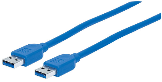 354295 Cable USB-A/A V3.2 1.8M Azul,5Gb