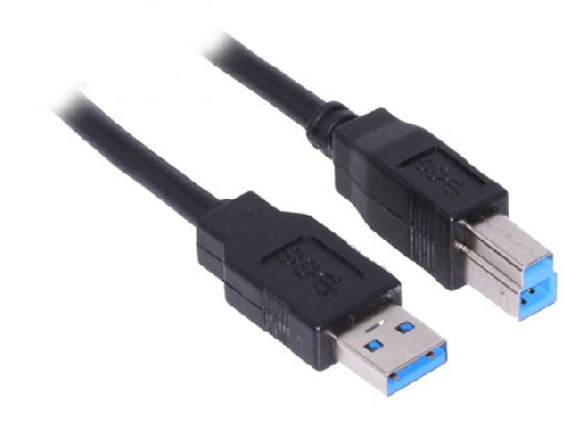 CABLE USB BROBOTIX V3.0 A-B 1.8MTS, USB 3.0, USB 3.0, Macho/Macho, 1,8 m, Negro