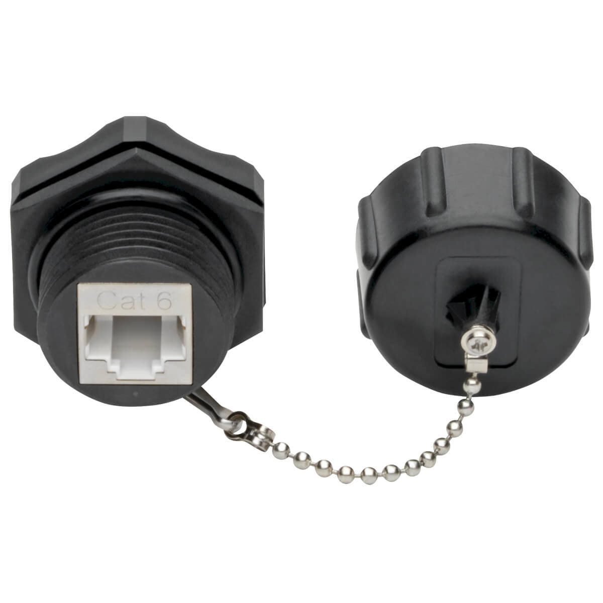Conector Keystone  TRIPP-LITE N206-KJ01-IND, Cat6 / Cat5e, Negro