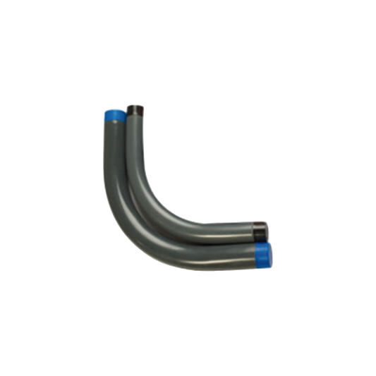 Codo Conduit Rígido de Aluminio de 3/4" (19 mm)/ Recubierto de PVC / Interior de Uretano.