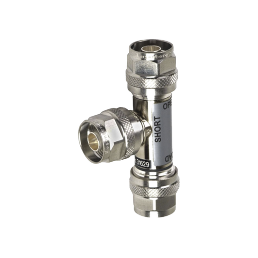 Combo de CalibraciÃ³n en T, TerminaciÃ³n EstÃ¡ndar de 50 Ohm, Abierto y Corto-Circuito, N Machos.