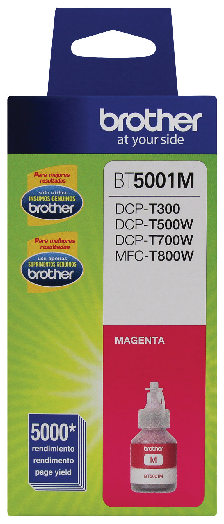 Botella de Tinta Brother BT5001M, Magenta