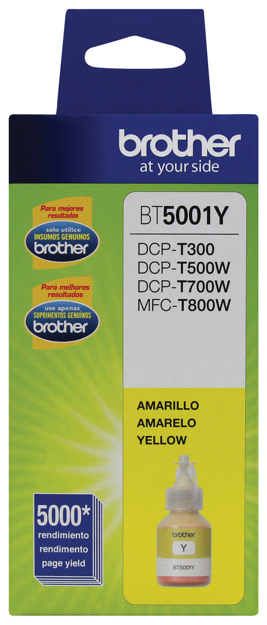 Botella de Tinta Brother BT5001Y, Amarillo