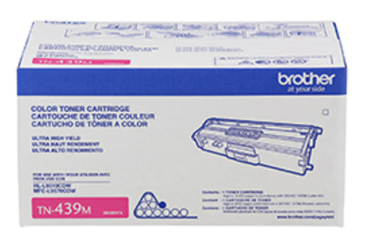 Tóner Brother Valor TN439M magenta, rendimiento aproximado 9,000 páginas, compatible con HLL9310CDW, MFCL9570CDW