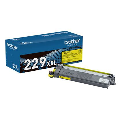 Toner Brother TN229XXLY, Amarillo, hasta 4,000 páginas, compatible solo con MFCL3780CDW