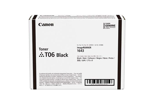 Toner CANON T06, Laser, Negro, 20500 páginas, Negro