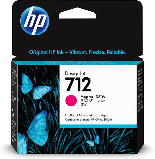 Tinta HP 712, 3ED68A, Magenta 29ml