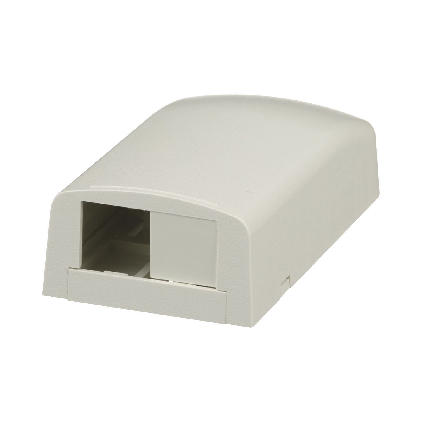 Caja de Montaje en Superficie, Para 2 MÃ³dulos Mini-Com, Color Blanco Mate