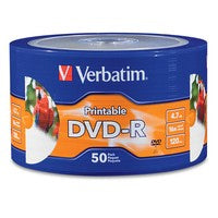 Disco DVD-R VERBATIM DVD-R, DVD-R, 50, 120 min