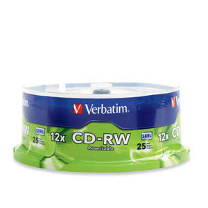Disco CD-RW VERBATIM , CD-RW, 700 MB, 25, 12x, 80 min