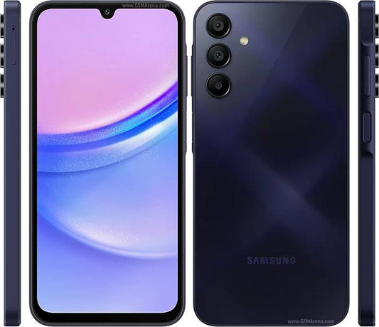 Samsung Galaxy A15. 128GB. DUAL SIM. Pantalla 6,5 pulgadas, Android 14, una interfaz de usuario 6, Cámara Triple