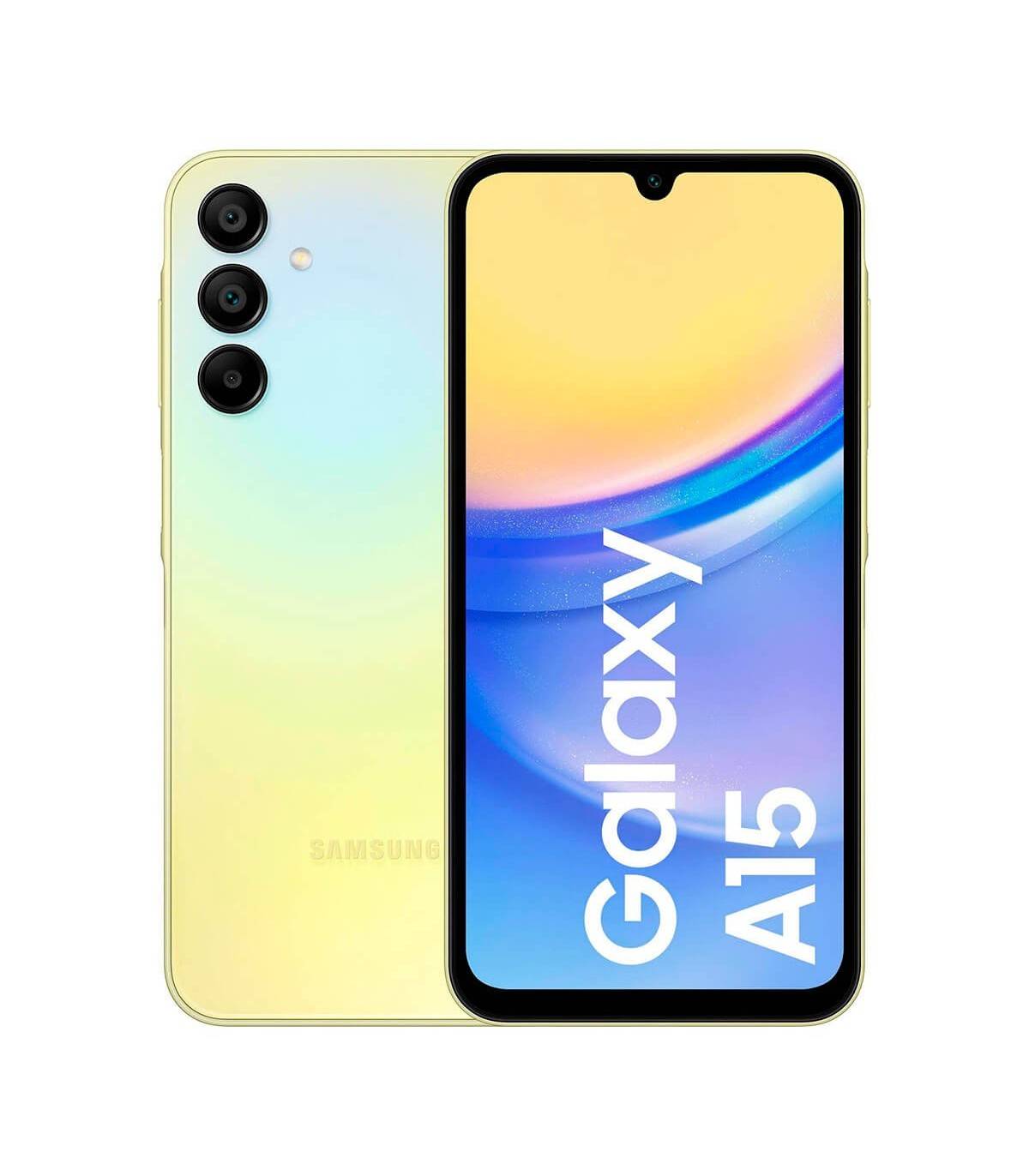 Samsung Galaxy A15. 128GB. DUAL SIM. Pantalla 6,5 pulgadas, Android 14, una interfaz de usuario 6, Cámara Triple