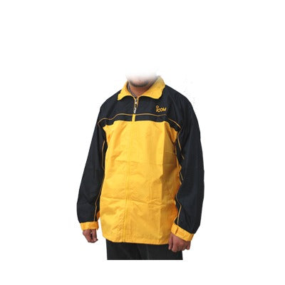 Chamarra Color Azul Marino con Amarillo, Logo ICOM.