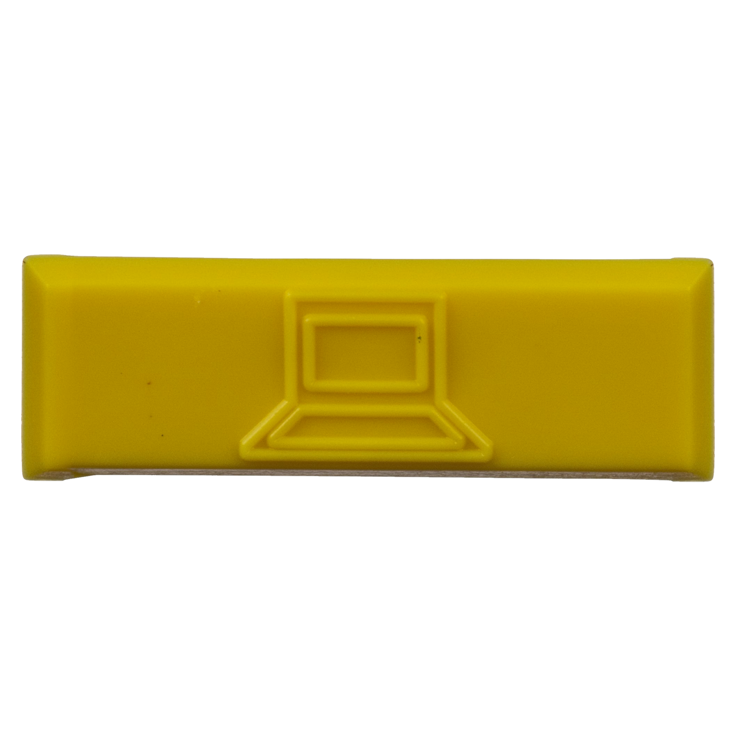 Paquete de 100 Iconos de Datos de Instalación a Presión, Para Jacks Mini-Com de Panduit, De Plástico, Color Amarillo
