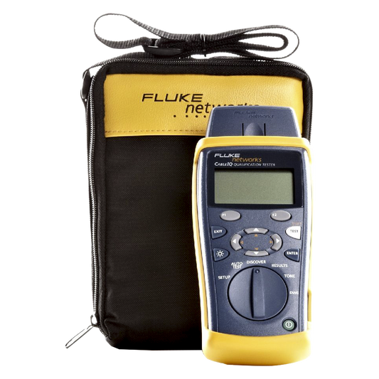 Calificador de Red CableIQ™, para Medición de Capacidades en Redes 10/100/1000 Base-T, y Compatibilidad con VoIP, Datos y Vídeo
