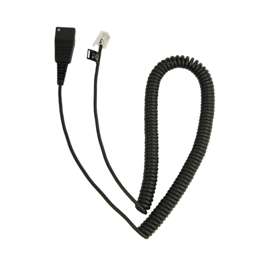 Jabra Cord - Cable enroscado con conexiÃ³n QD a modular RJ para telÃ©fonos IP de CISCO (8800-01-37)