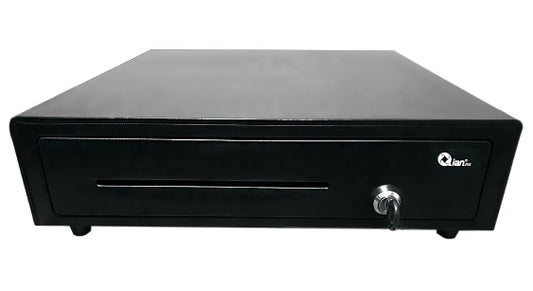 CAJON DE DINERO QIAN QCD1701 SHENG, 5 BILLETES, 8 MONEDAS, PUERTO RJ11, 3 POSICIONES DE BLOQUEO, METAL