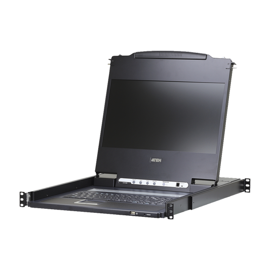 Consola LCD |Â HDMI, VGA, DVI, USB | Single Rail |  Pantalla 17.3" | 1U de altura