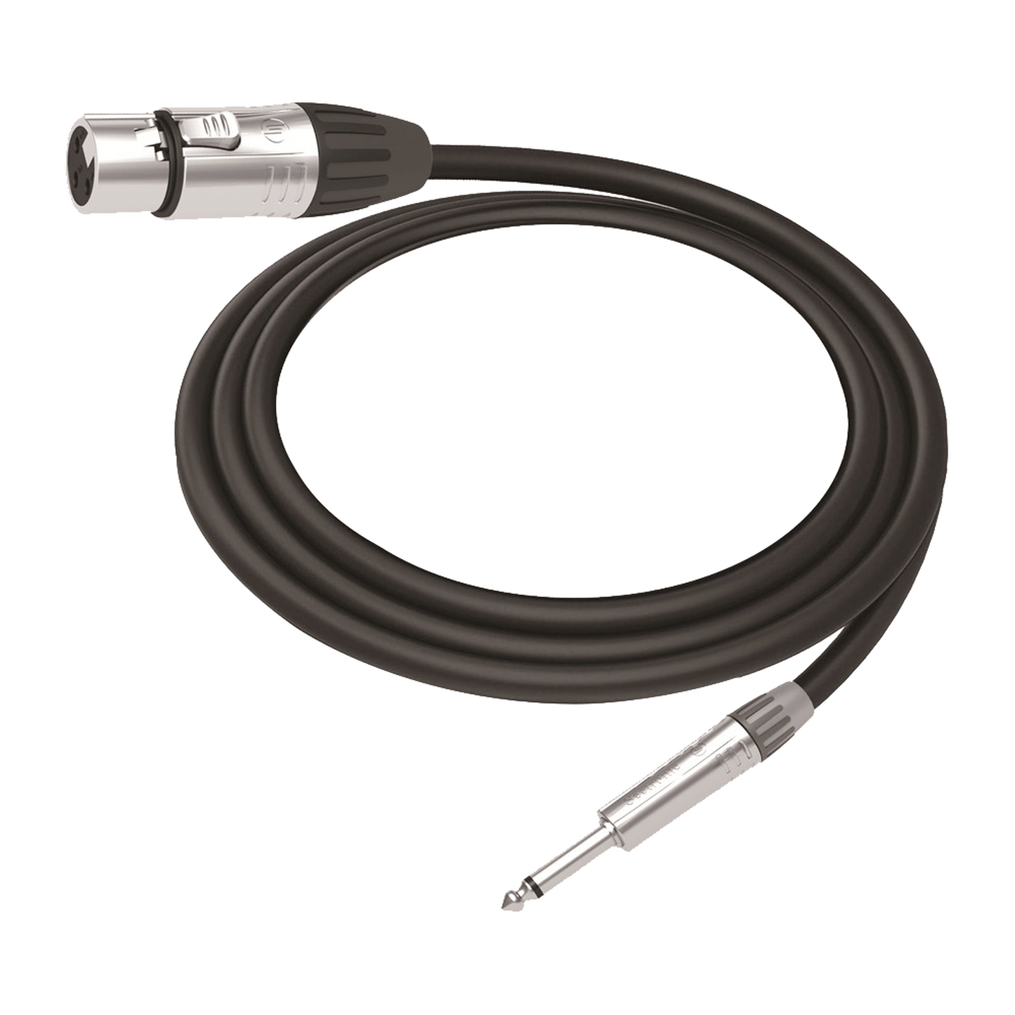 Cable de Audio | XLR 3 Polos Hembra a Plug 1/4 in mono |Â Conector Seetronic Serie M SCMF3 - MP2X |Â Longitud 3m
