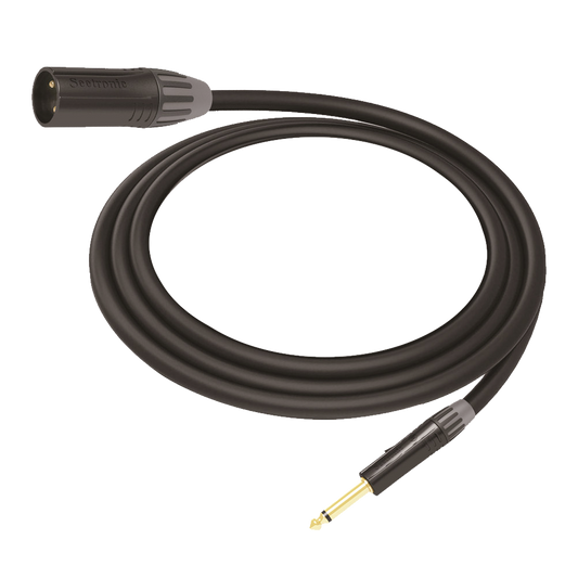 Cable de Audio | XLR 3 Polos Macho a Plug 1/4 in mono |Â Conector Seetronic Serie M SCMF3 - MP2X |Â Longitud 5m