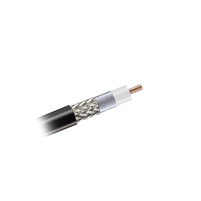 Cable coaxial de malla de cobre estaÃ±ada, RG58, 50 Ohms, retardante de fuego