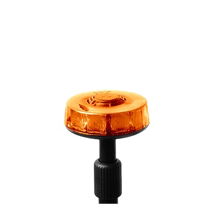 Luz telescÃ³pica trasera Ã¡mbar con mÃ¡stil de 3 secciones, 15 LEDs en tecnologÃ­a SOLARIS