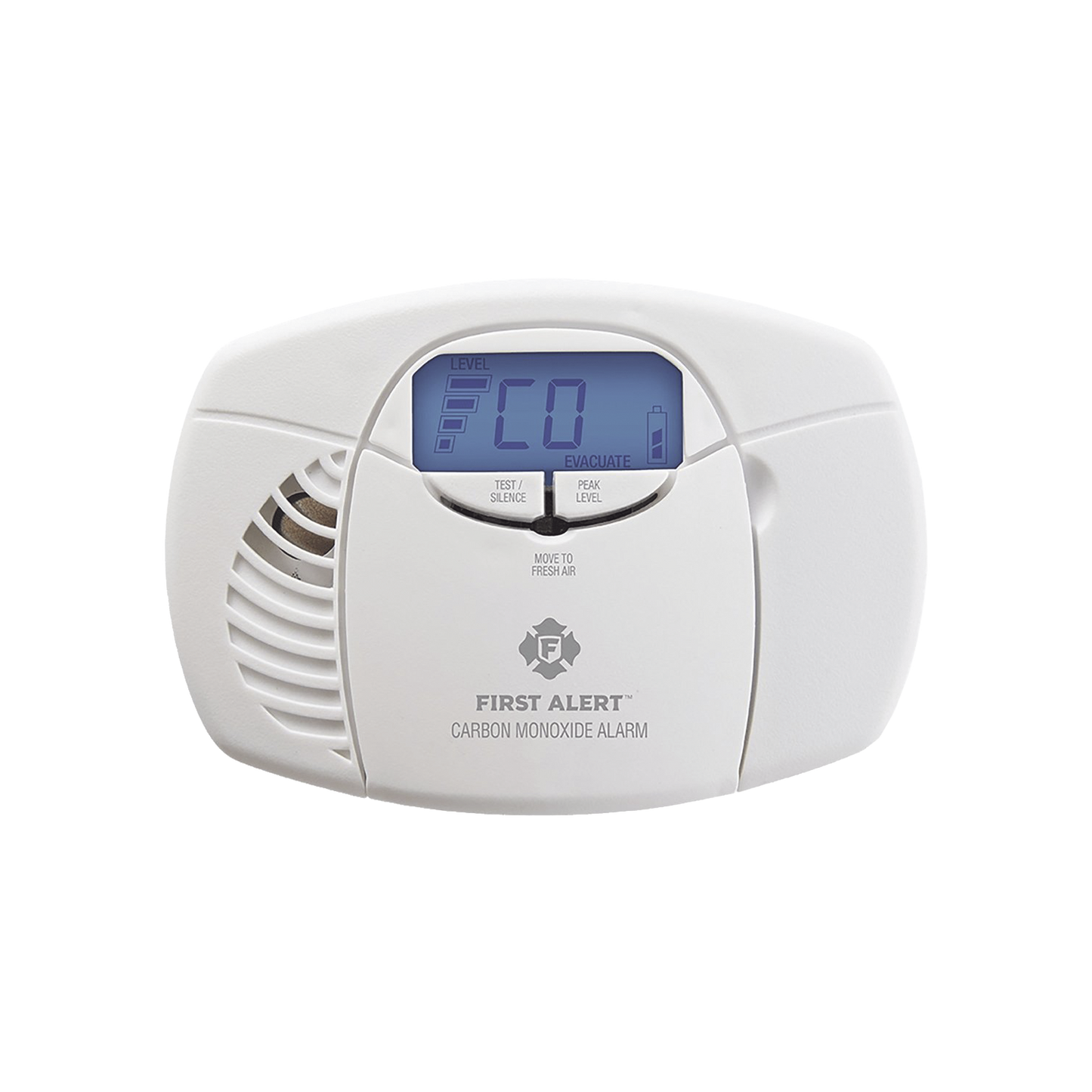 Alarma de monÃ³xido de carbono (CO) operada por baterÃ­as con display digital