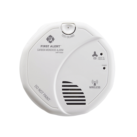 Alarma de monÃ³xido de carbono (CO) interconectada inalÃ¡mbricamente con voz y ubicaciÃ³n de la alerta