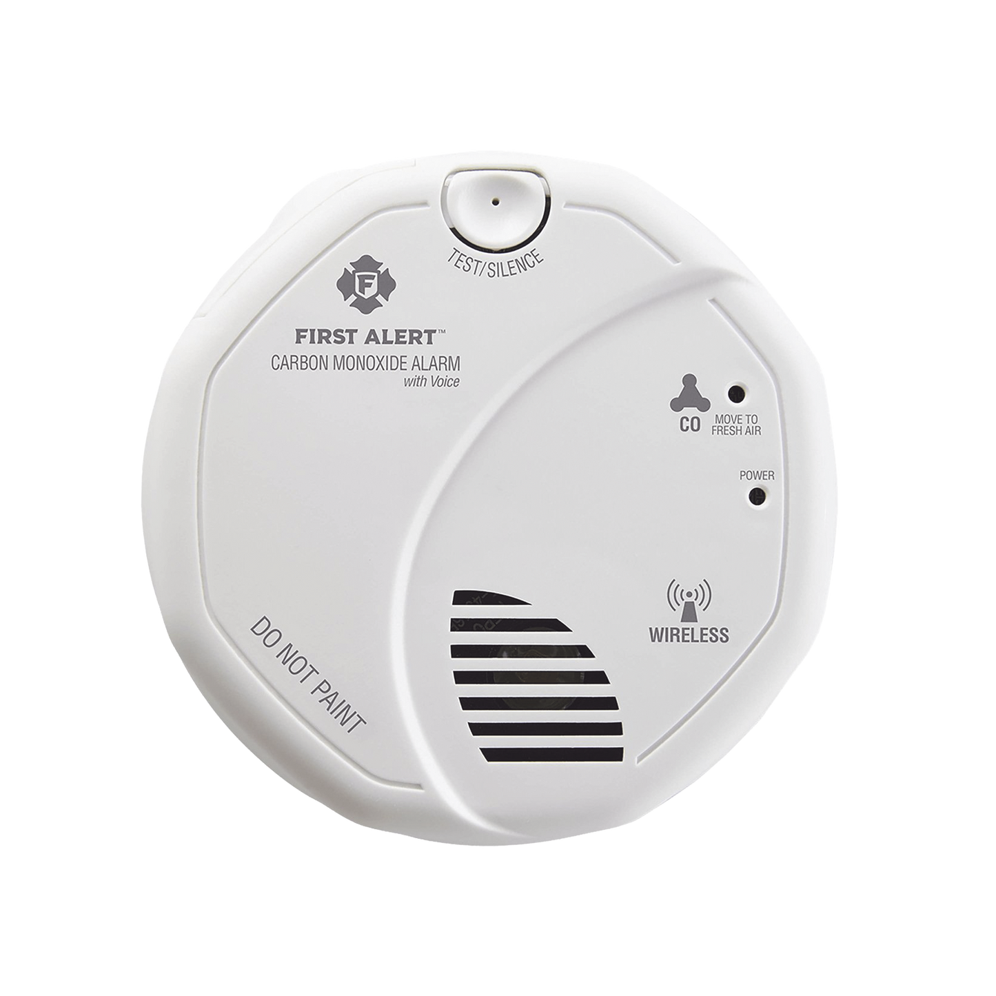 Alarma de monÃ³xido de carbono (CO) interconectada inalÃ¡mbricamente con voz y ubicaciÃ³n de la alerta