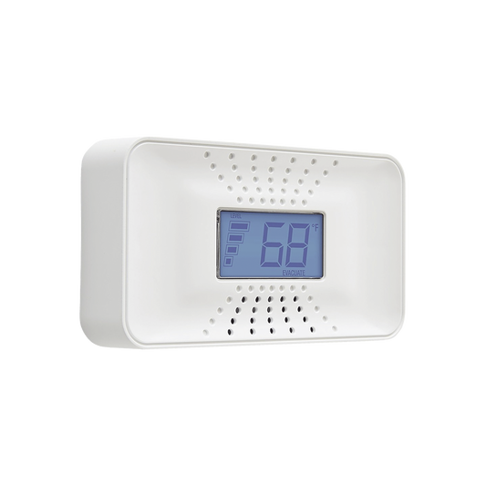 Alarma de monÃ³xido de carbono (CO) con baterÃ­a de 10 aÃ±os y display digital de temperatura
