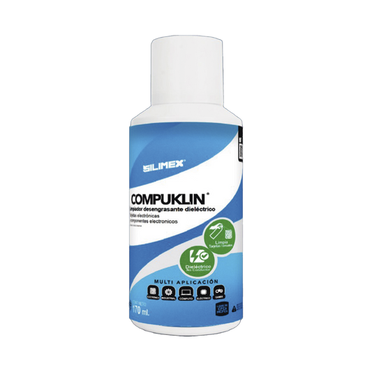Limpiador desengrasante en aerosol dielectrico, para tarjetas electrÃ³nicas y circuitos, bote 170 ml.