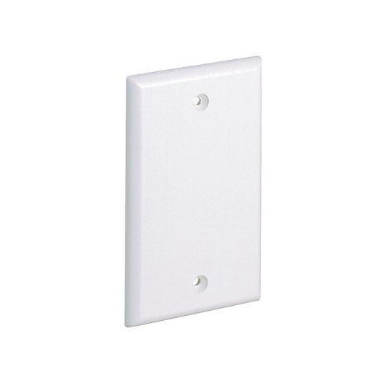 Placa de Pared Ciega Universal, Material ABS, Color Blanco Mate | PANDUIT