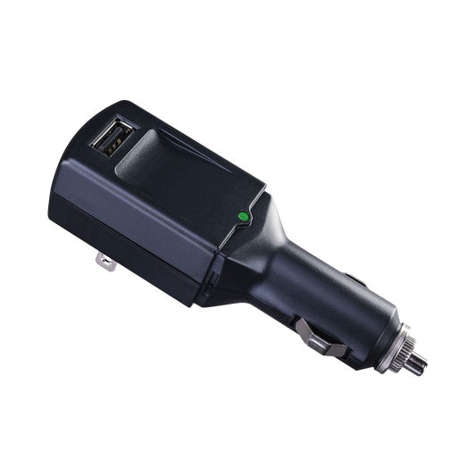 Cargador USB PortÃ¡til, Con Entrada 120 Vca o Toma Vehicular (encendedor de cigarrillos), Puerto USB de 5 Vcc 1 Amp