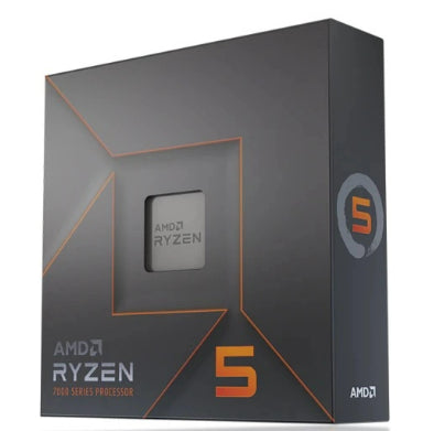 AMD RYZEN 5 7600X, 6 núcleos, Socket AM5, No Incluye Ventilador, Con Gráficos Incluidos.